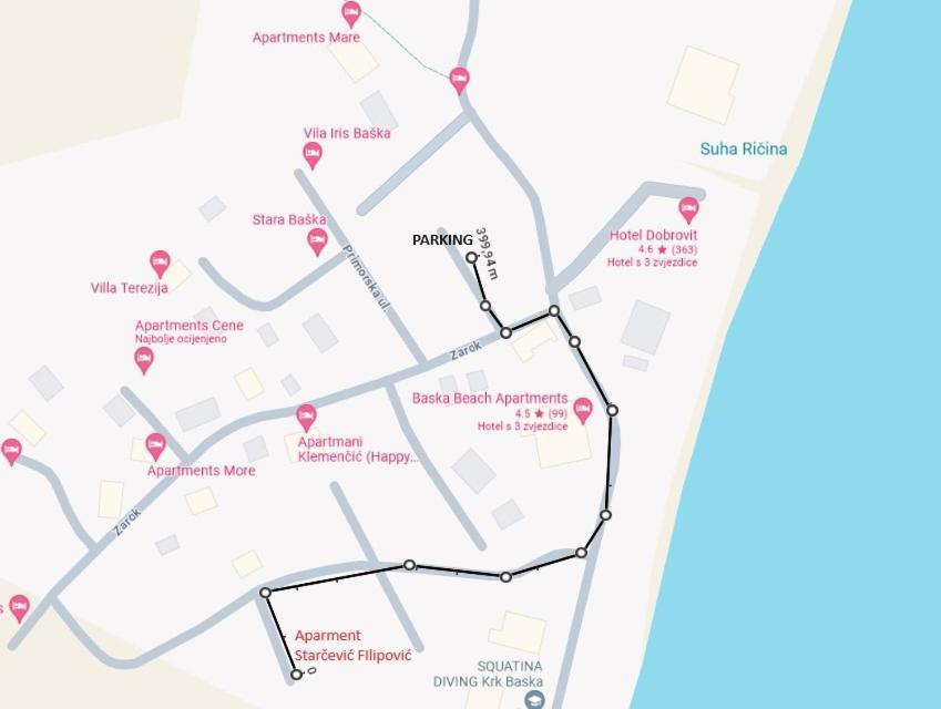 Apartment Starcevic Filipovic Baška Εξωτερικό φωτογραφία
